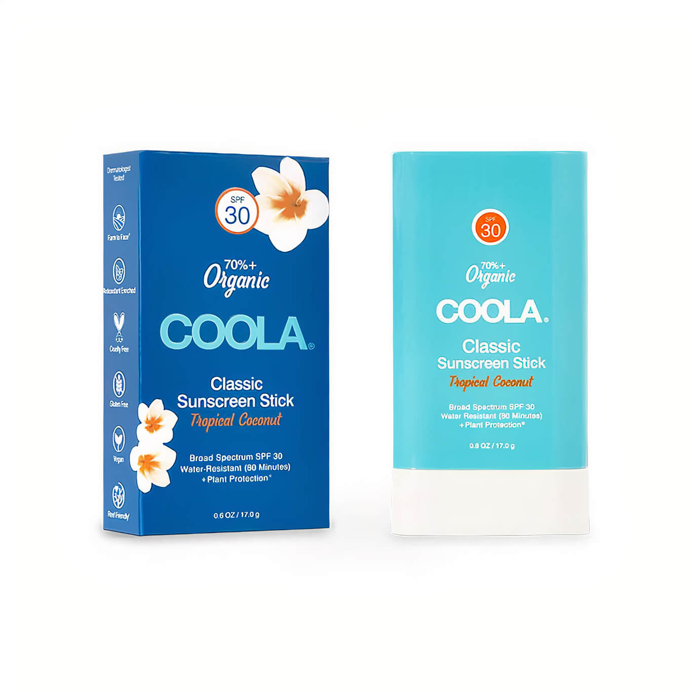 Coola | Organic Sunscreen Stick SPF 30 Tropical Coconut