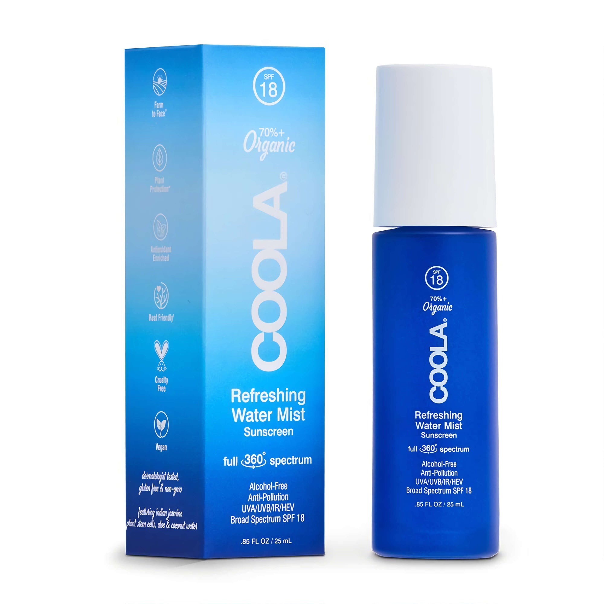 Coola Water Mist SPF 18