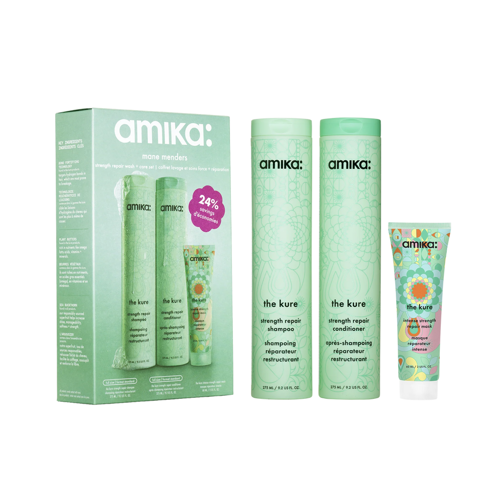 Amika | Mane Menders Strength Repair Wash + Care Set