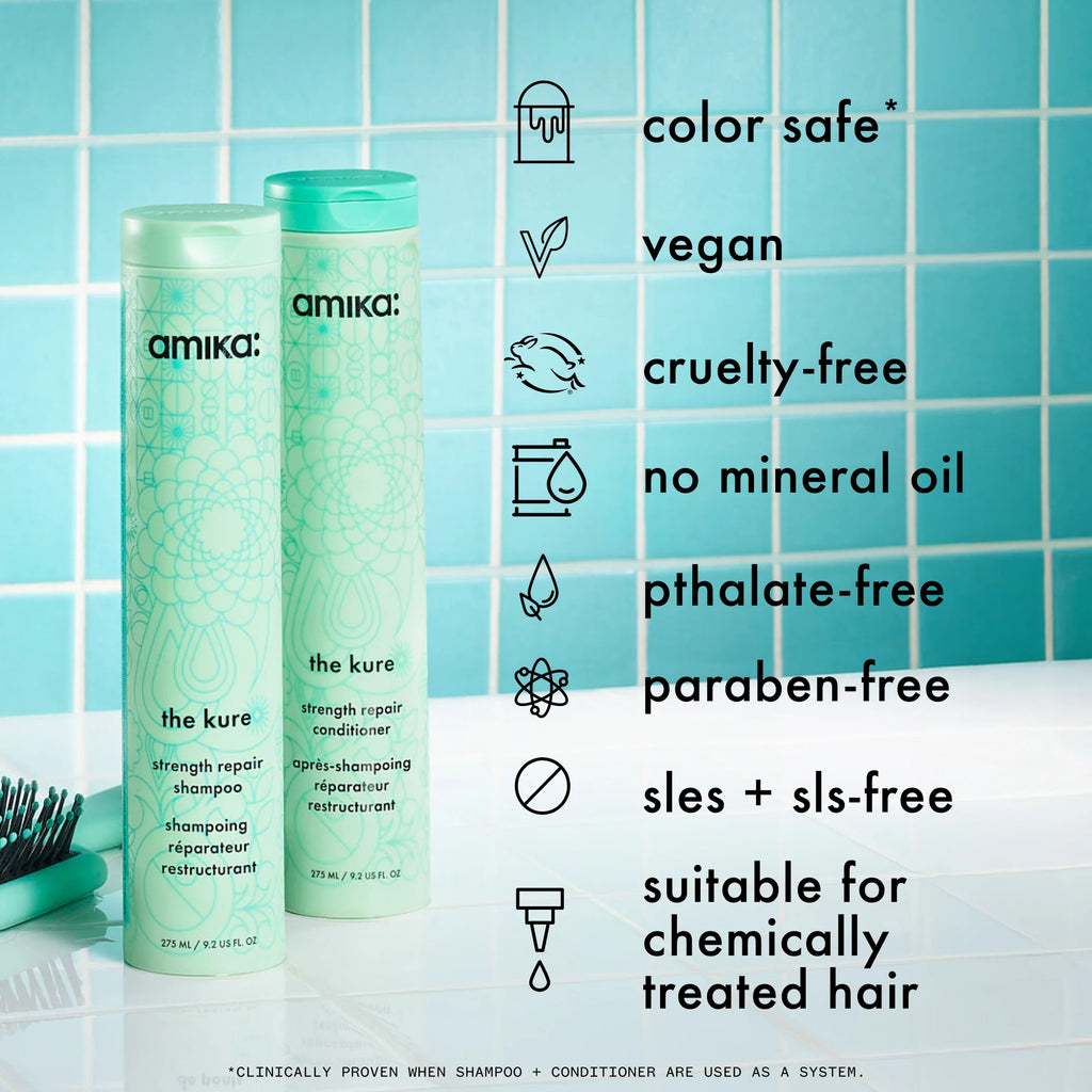 Amika | Mane Menders Strength Repair Wash + Care Set