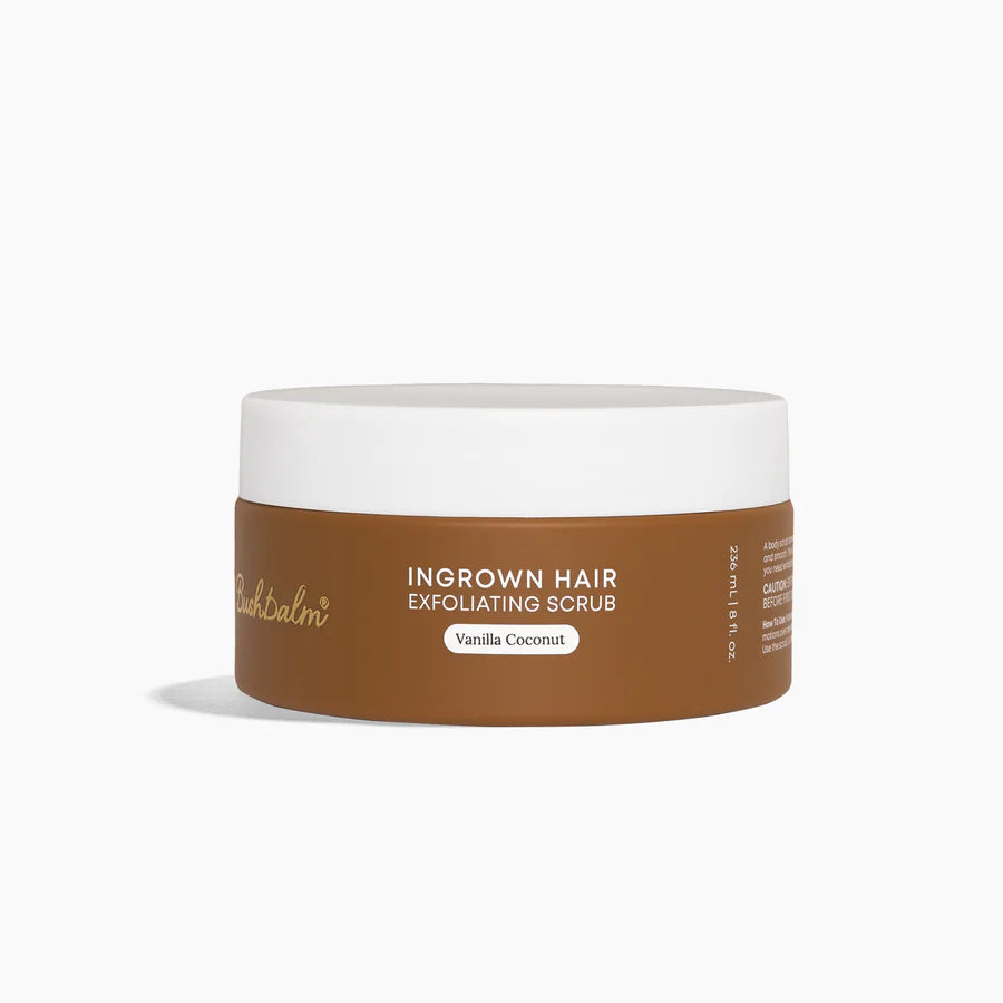 BushBalm | Vanilla Coconut Ingrown Hair Exfoliating Scrub