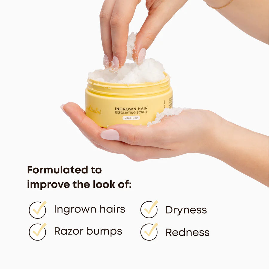 BushBalm | Milk & Honey Ingrown Hair Exfoliating Scrub