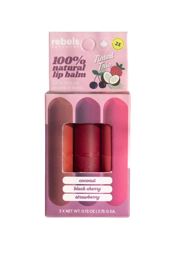 Rebels Refinery | Tinted Lip Balm Trio