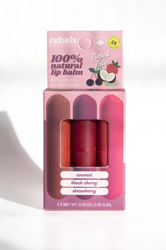 Rebels Refinery | Tinted Lip Balm Trio