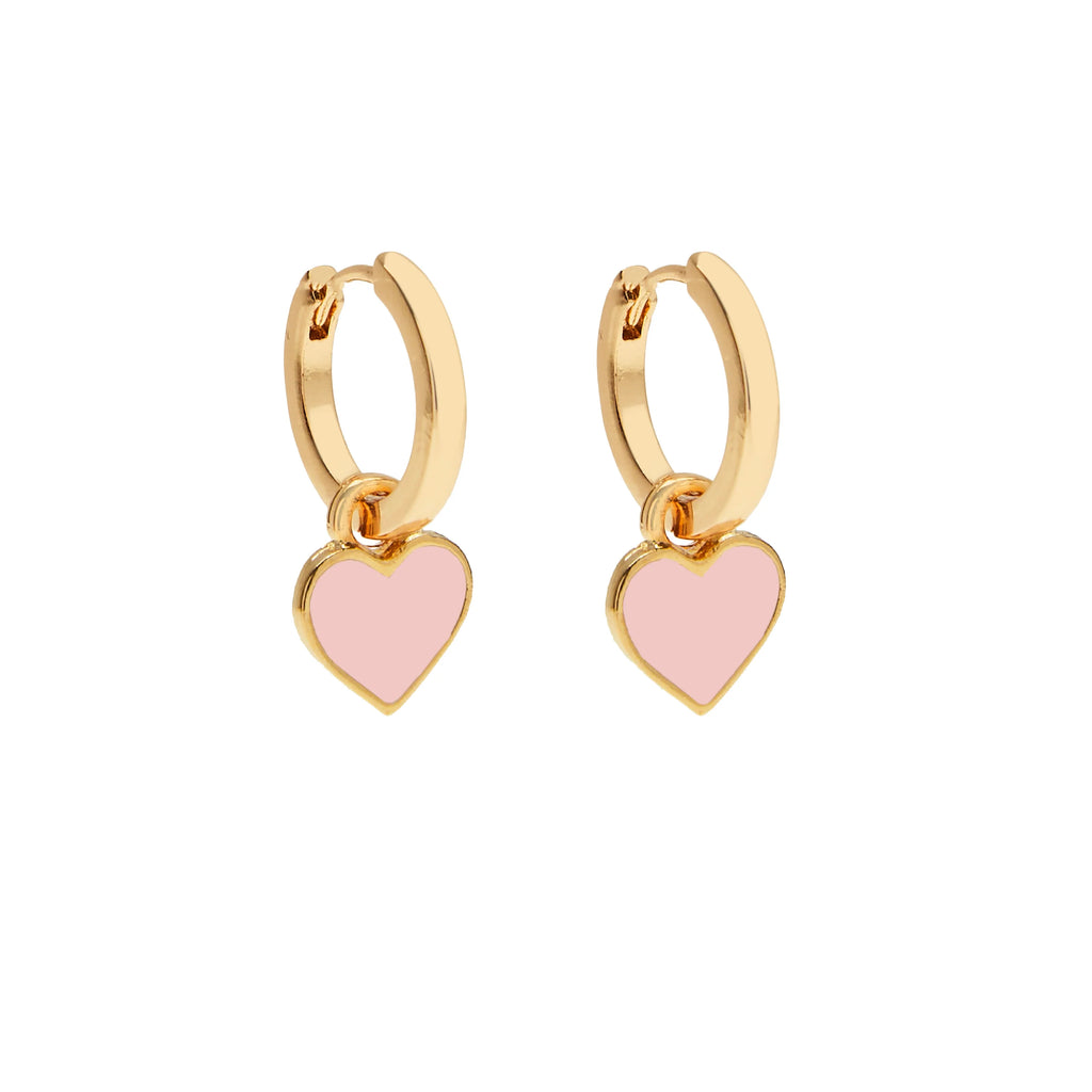 Foxy Originals | Heart Huggie Hoop Earrings