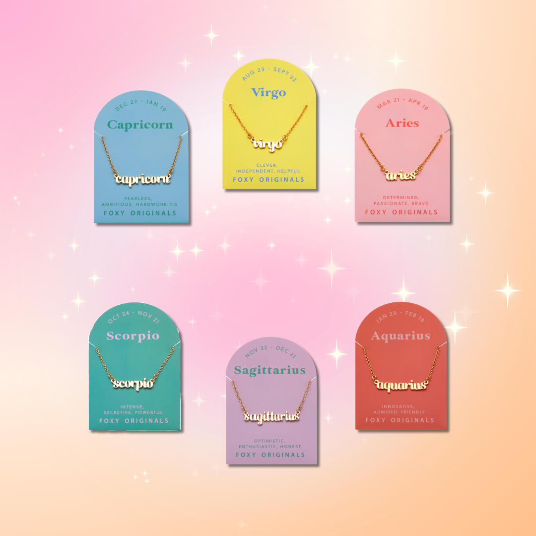 New Zodiac Sign Necklaces !